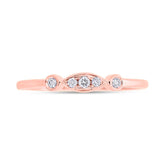 0.06ct 14k Rose Gold Diamond Lady's Ring